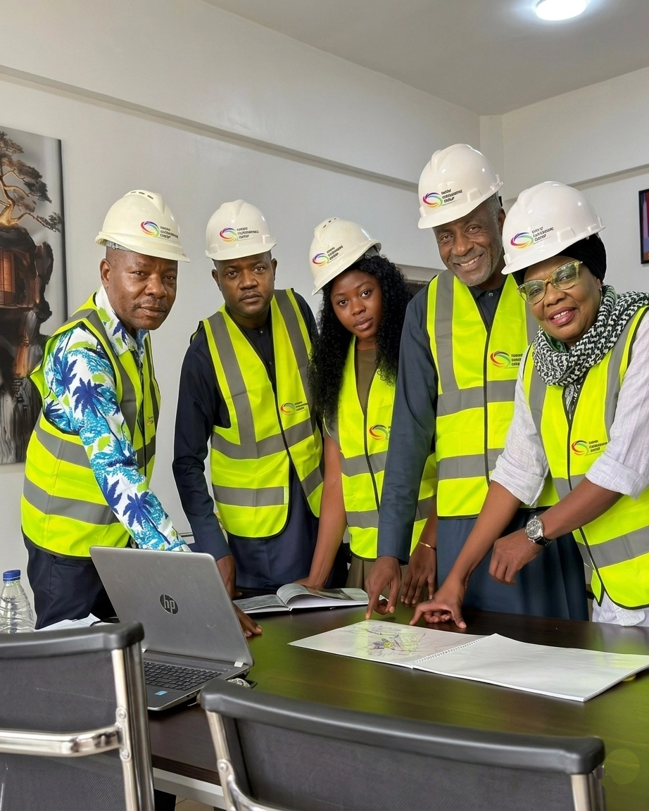 IEG engineering team on site — Cameroon